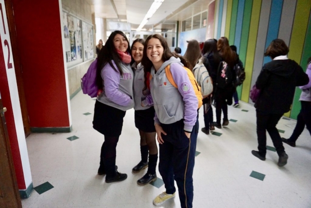 Colegio San Juan Bautista en visita Casona de Las Condes