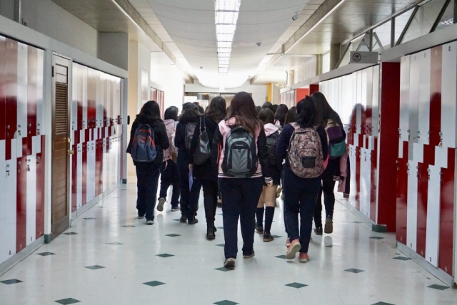 Colegio San Juan Bautista en visita Casona de Las Condes