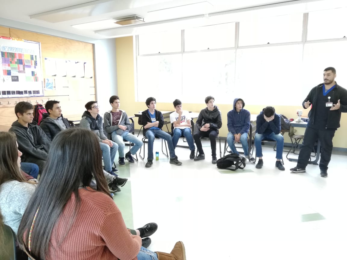 Unab Participa en Semana Vocacional del Colegio Alemán de Concepción- Taller de Fonoaudiología 1° medios