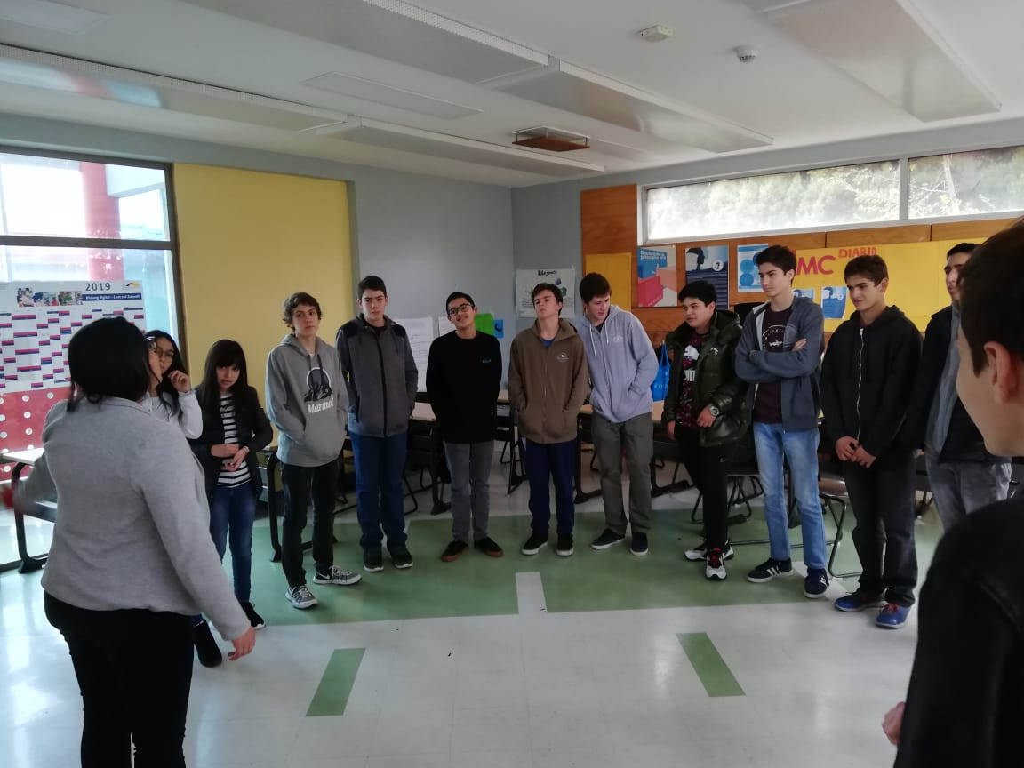 Unab Participa en Semana Vocacional del Colegio Alemán de Concepción- Taller de Paleontología 1° medios