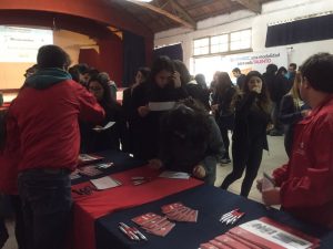 Stand UNAB en Feria Vocacional del colegio Luis Pasteur