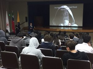 UNAB realiza charla sobre Ley Penal Juvenil