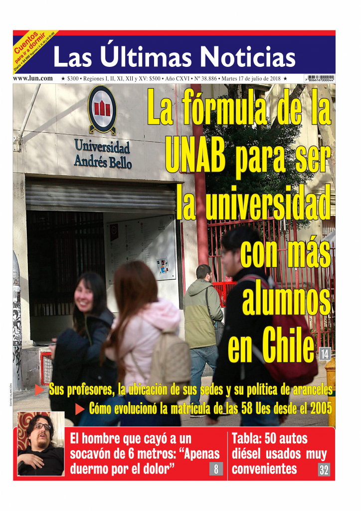 Portada con noticia UNAB en LUN